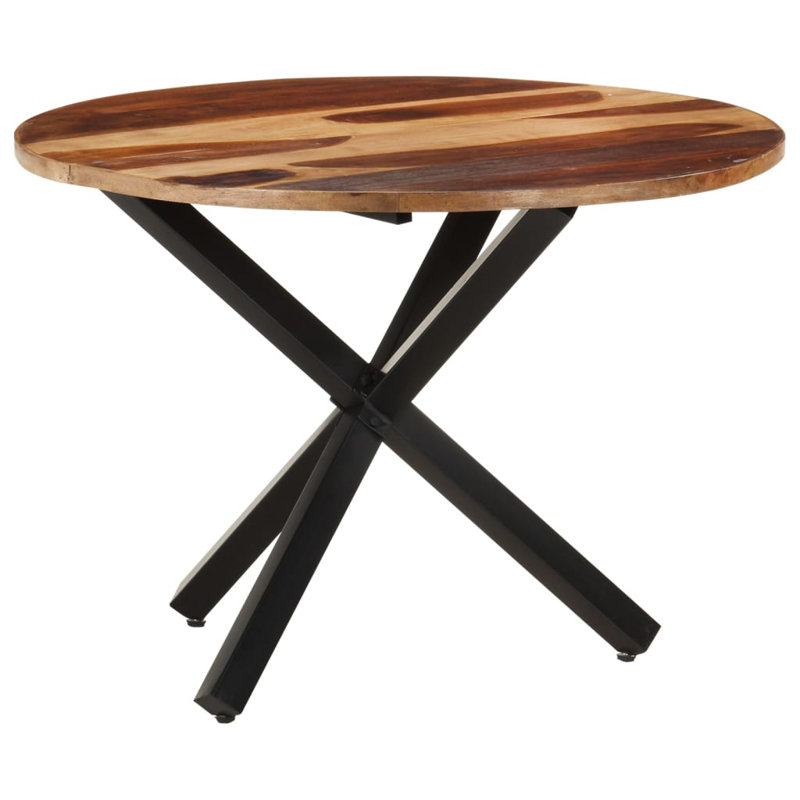 Dining Table 39.4" x 39.4" x 29.5" Acacia Wood with Honey Finish, 29.5" x 39.4" x 39.4", Solid Acacia Wood