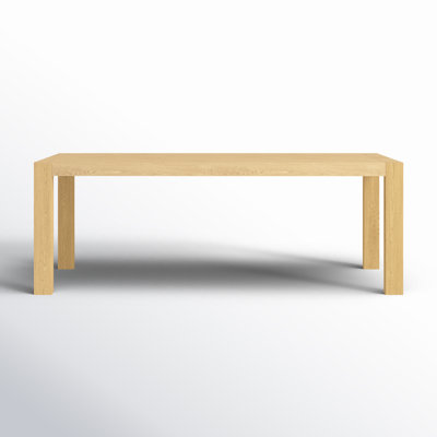 Block 84" Oak Dining Table