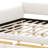 Platform Bed Frame Upholstered with USB Charging Station and 2 Storage Drawers-183763880