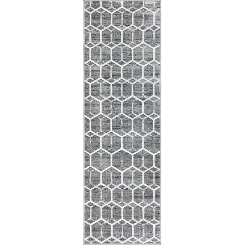 Jabrayah Geometric Indoor Rug, Runner 3' x 10'