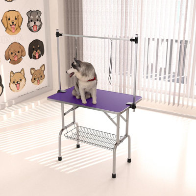 Pet Grooming Table (Purple)