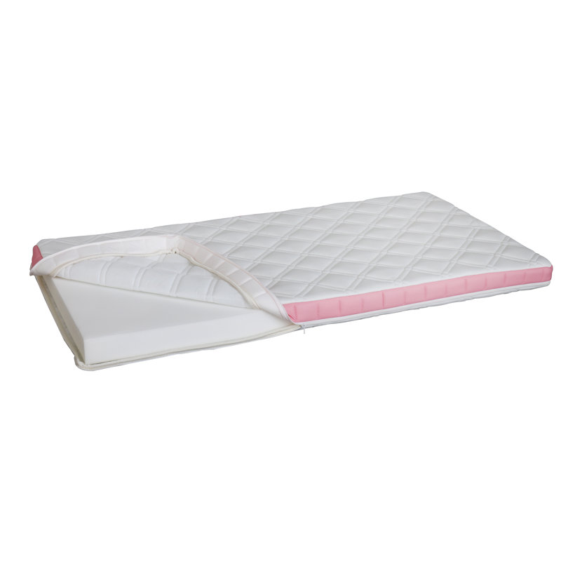 Bieber Symple Stuff Memory Foam Mattress, Rosa, 70 x 140cm