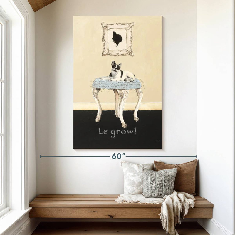 Brampt Le Growl, 51" H x 34" W