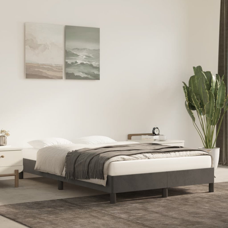 Hinal Bed, Dark Grey, UK Super King - DE 180 x 200 cm