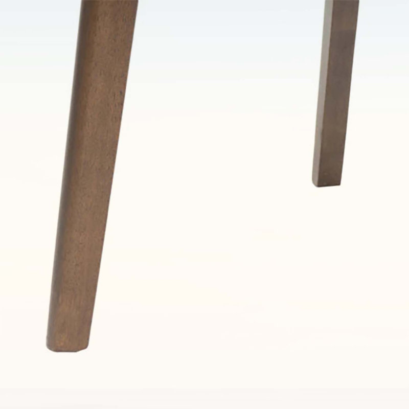 Table de bar Mid-Century, Noyer naturel