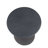 Florrie Black aluminum End Table with pedestal base