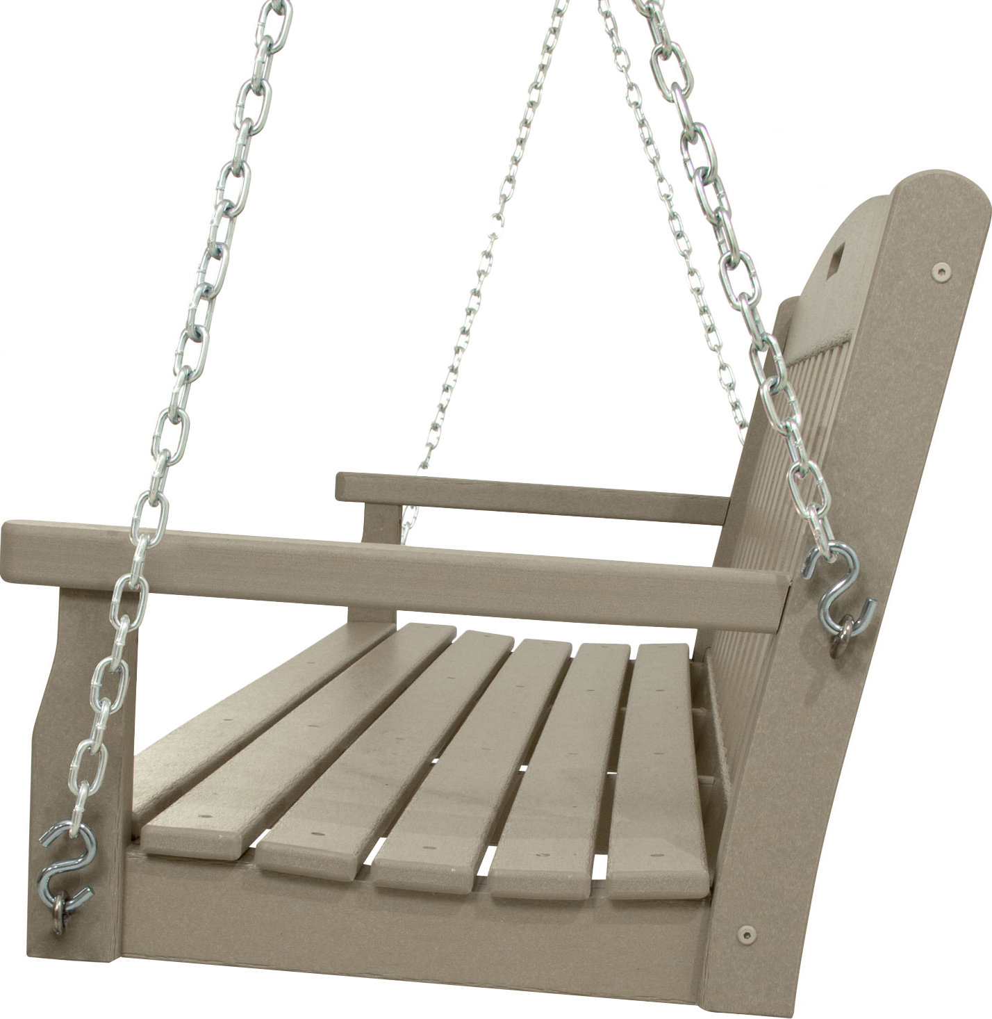 POLYWOOD Yacht Club 60" Swing, Sand Castle
