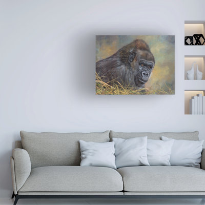 David Stribbling Gorilla Canvas Art