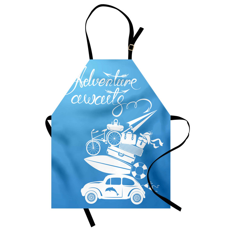 No Pattern Bib Apron