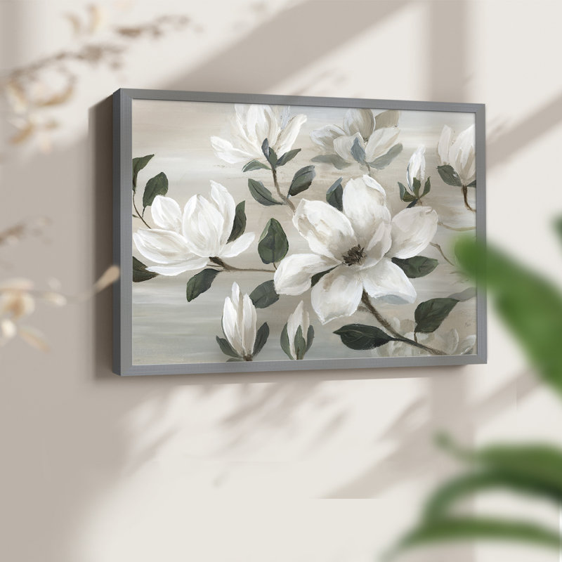 Southern Charm - Imprimé encadré - Restickable, Gris, H 16 po x l 20 po