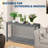 48" Outdoor Console Table with 2 Shelves, Weatherproof Wood Patio Table & Storage Buffet for Porch, Entryway, Garden-967525276
