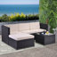 Rattan Garden Sofa Set With Glass Top Coffee Table-1676288108-1664919317