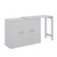 Lit simple escamotable avec commode à hauteur réglable, commode escamotable avec coussin pliable-26312699