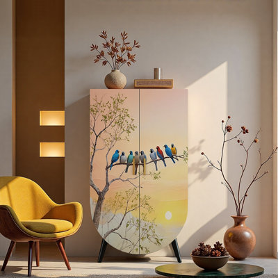 Bedroom art multifunction Wardrobe