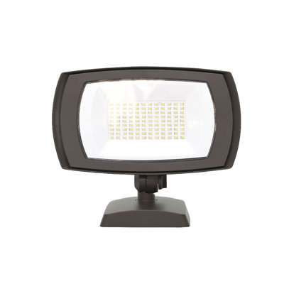 Residential Wall Pack Light - 8000 Lumens - 4000K - Bronze