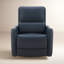 Fauteuil inclinable électrique pivotant en cuir véritable Sant-121439193