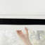 Sun Zero Olander Ribbon Border 100% Blackout Cordless Single Roman Shade-90869818-110886587