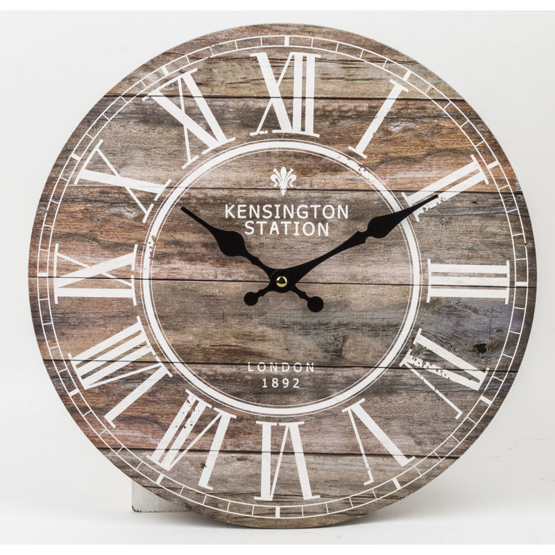Poulos Wood Wall Clock