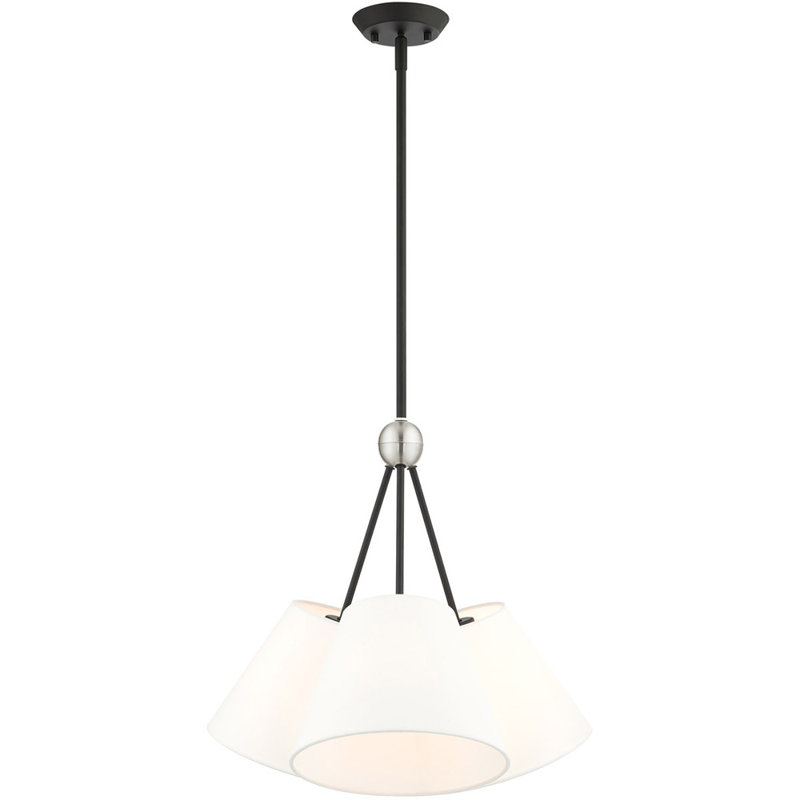 Lustre classique à 3 lumières