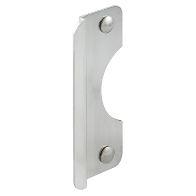 Plaque de protection en acier pour portes pivotantes, couvercle de 6 po avec décalage de 5/16 po, acier inoxydable, ensemble de 1