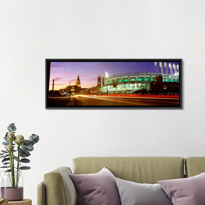 " Low Angle View Of A Baseball Stadium, Jacobs Field, Cleveland, Ohio, USA " by Panoramic Images