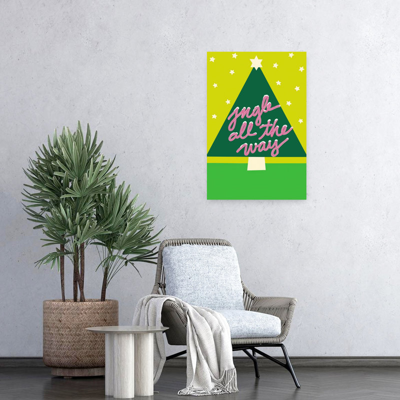 Contemporary Art Abstract Contemporary Winter Wall Art by Neetesh Kumar - Wrapped Canvas Print, 60.96 cm H x 40.64 cm W