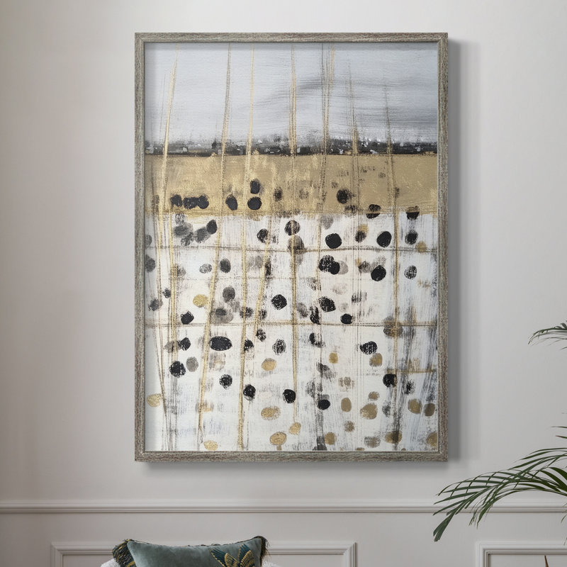 ABSTRACT Series CMXIV Framed Print - Solid Wood, 21" H x 17" W