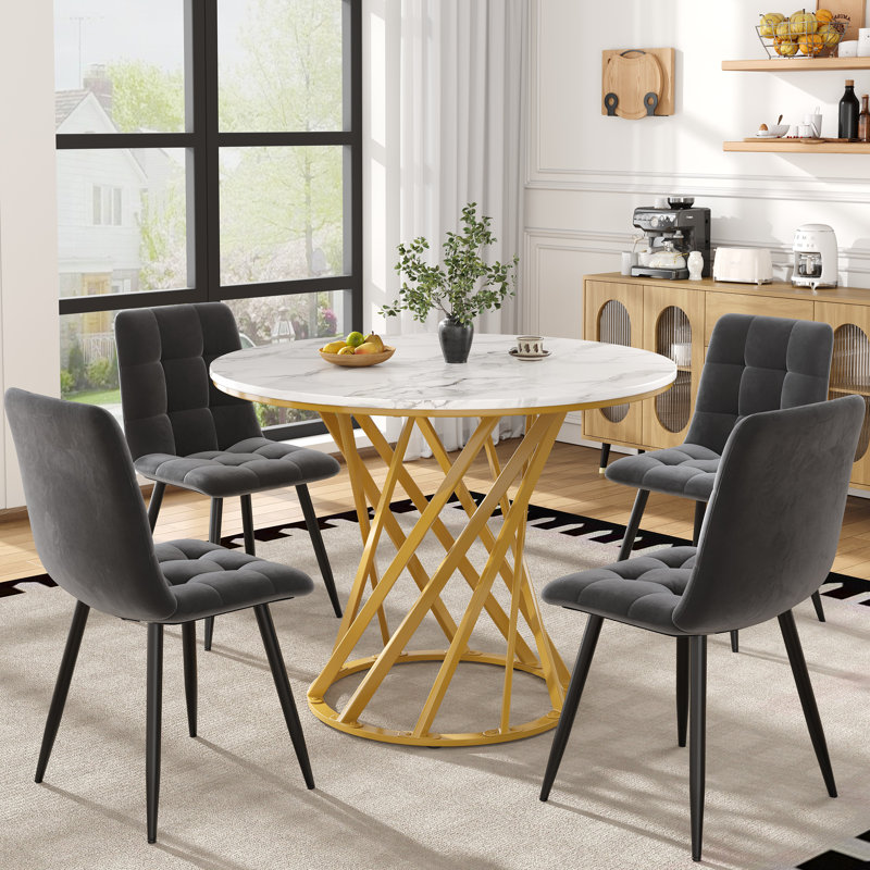 4 - Person Dining Set, Yellow