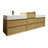 Albizu 91" Wall-Mounted Double Bathroom Vanity-69315956