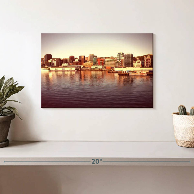 Nicci Old Wellington City, 8" H x 12" W