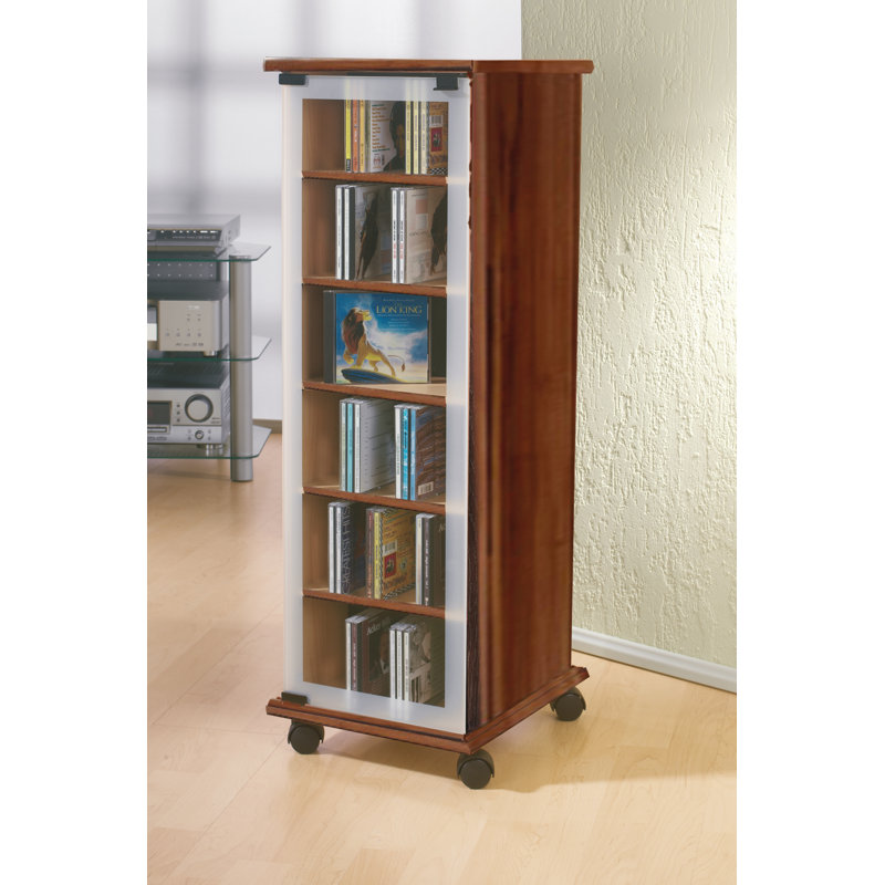 Valenza Wood 93cm H Media Cabinet, Walnut