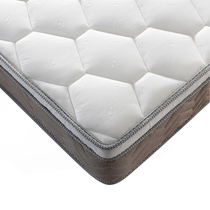 Matelas pour lit simple TG, mousse viscoélastique imprégnée de gel de 12 pouces et matelas hybride à ressorts ensachés dans une boîte pour soulager la pression, certifié CertiPUR-US