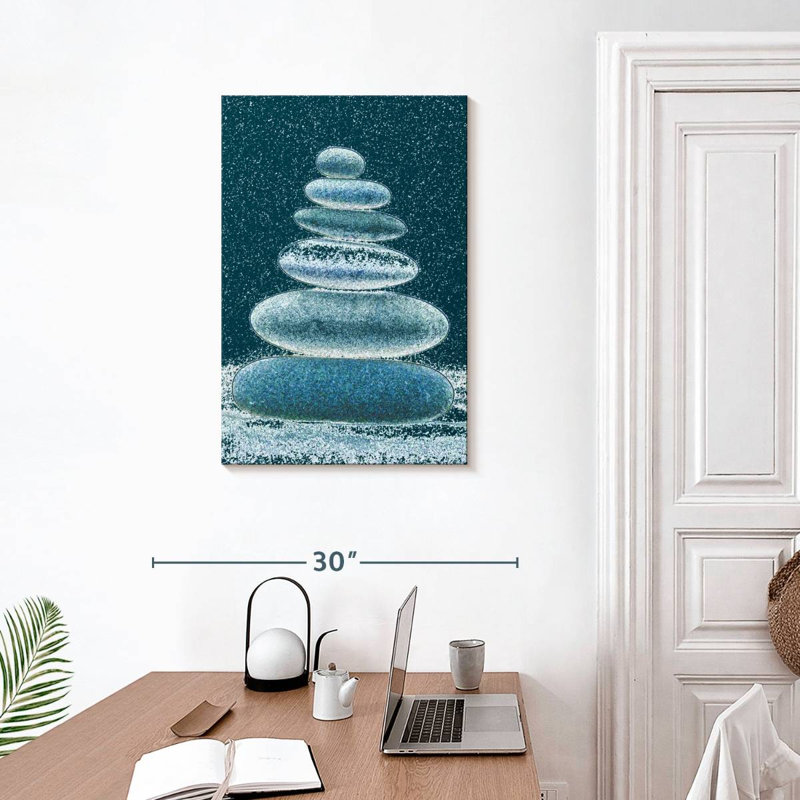 Alvord Winter Stone Stack, 30" H x 20" W