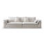 Canapé modulaire en coton et lin blanc-78325862-78325861