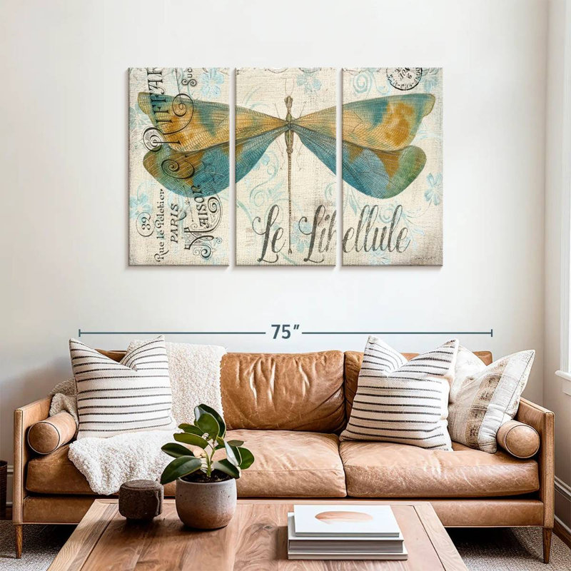 Brampt Lovely Dragonfly, 36" H x 57" W
