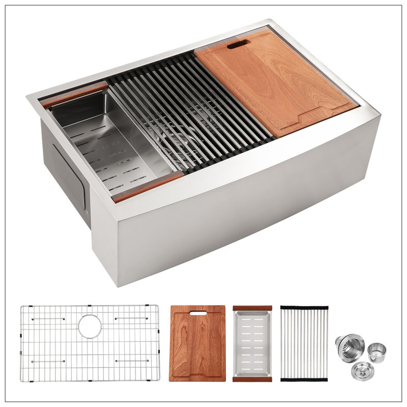 Évier de cuisine 30 po 30 po - Évier de cuisine 30 po en acier inoxydable