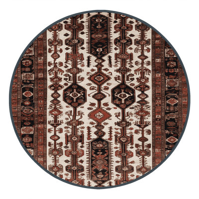 Machine Washable Turkish Black Area Rug