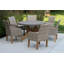 Chaise de patio avec coussin Akiva