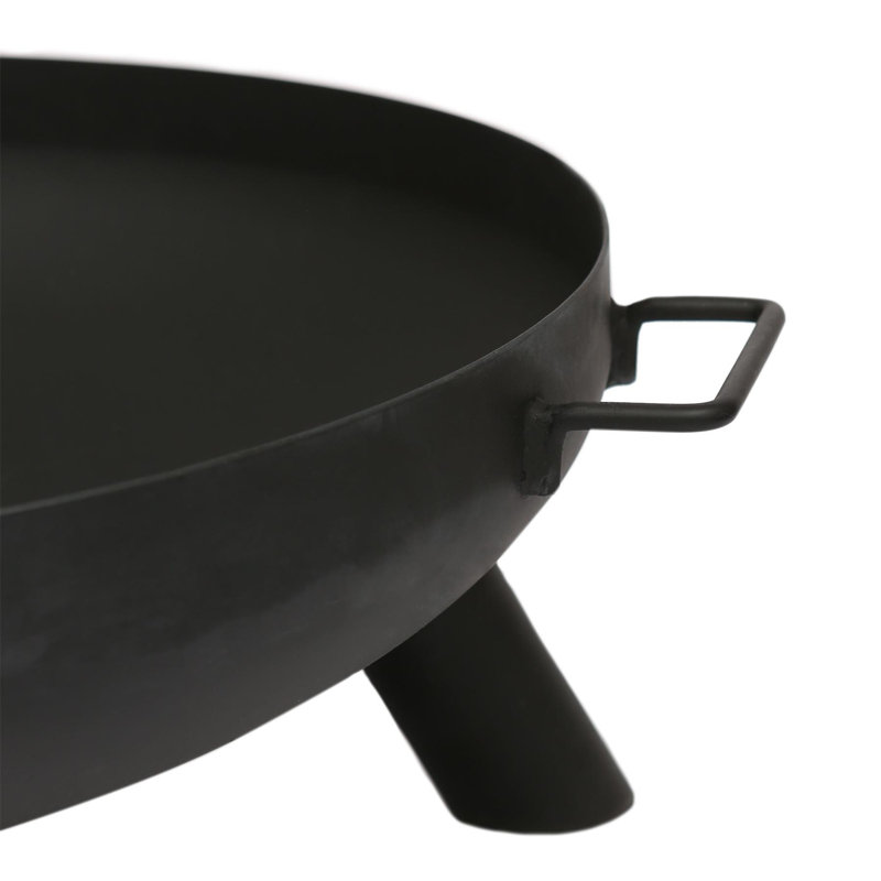 Hammer & Tongs - Round Iron Fire Pit, 27cm H x 66.5cm W x 59.5cm D
