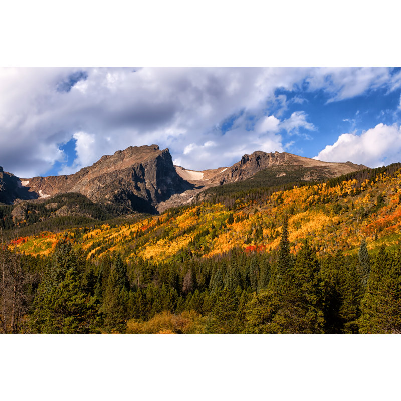 Dewar Rocky Mountain National Park 1 Piece Wrapped Canvas Wall Art, 30cm H x 46cm W x 3.8cm D