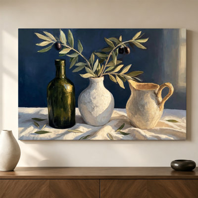 " Mediterranean Table Still Life " Oil Print