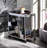 Lisses Chrome Finish Serving Cart