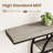 Industrial 55" Console Table | 5-Tier Entryway Sofa Table with Circle Storage Shelves & O-Shaped Metal Frame-917103001