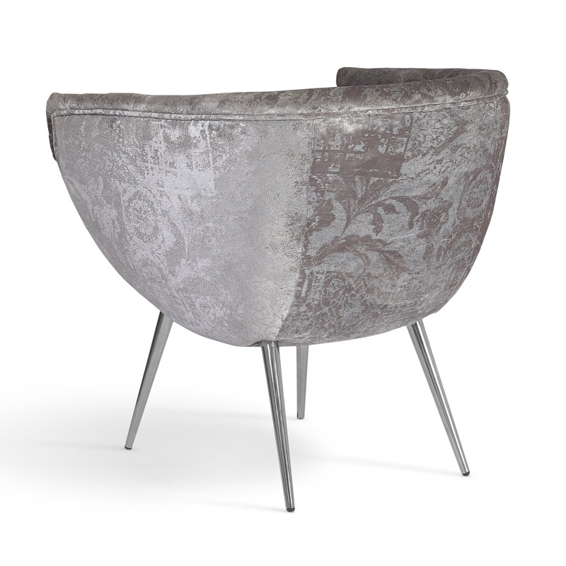Nouveau 29" Wide Polyester Barrel Chair