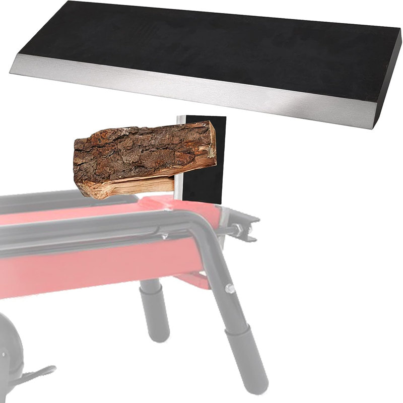 Coin à bûches manuel robuste en acier au carbone de 40,6 cm (16 po), 10 kg (22,1 lb), noir mat