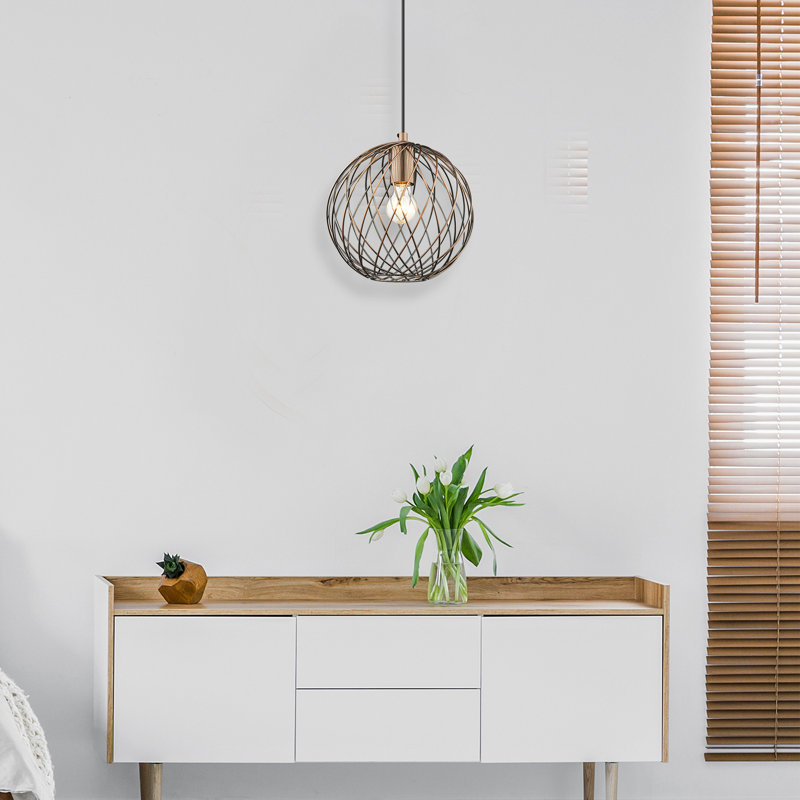 Sumner 1 - Light Copper Sphere Pendant