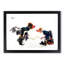 Fighting Cocks by Takeuchi Seiho - Picture Frame Art Print-55609366-55609368