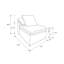 Modular Armless Chair