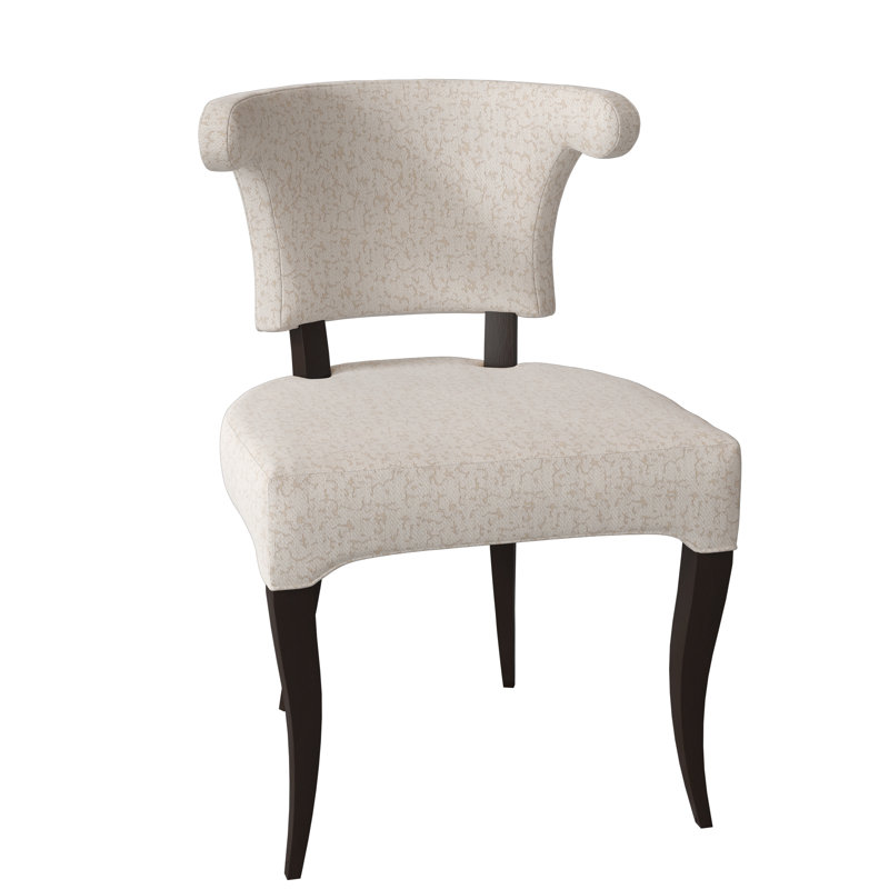 Athena Dining Chair, American Walnut, Filigree Ivory