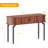 Fluted Console Table with Storage,Wood Sofa Table with Sliding Door,Entryway Table with Storage Space for Living Room-1041542684